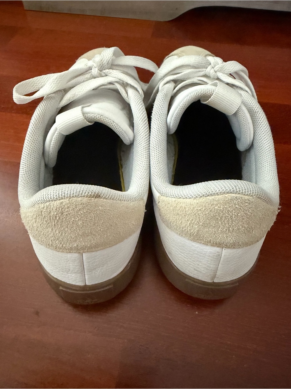 adidas White Black Casual Platform Sneakers - Picture 5 of 7